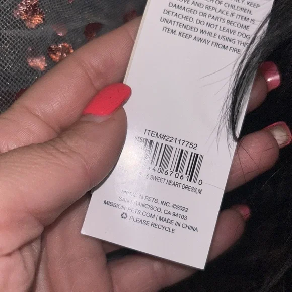 Wagatude Size Medium Mommy’s Sweetheart Dress! Tulle bottom with 🩷s! Valentine - Picture 8 of 8